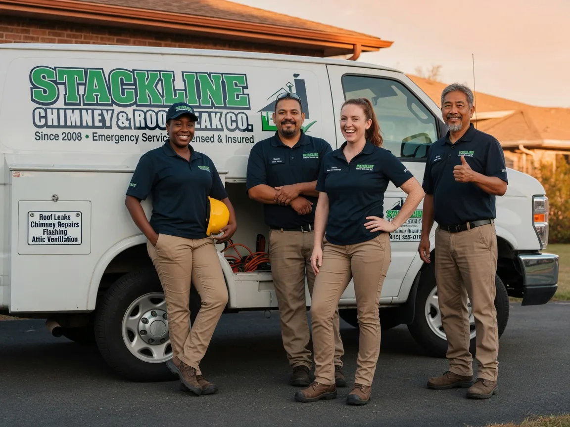 Chimney flashing repair company in Truro, IA